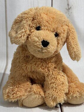 Ty Silk Classic Plush 11" Golden Labrador Retriever Puppy Dog Floppy 2009